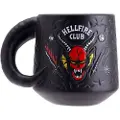 Paladone Hellfire Club Demon Embossed Mug, Single/enkelt, 0,4 l, Sort, Keramisk, Krus, Universell
