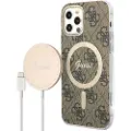 GUESS Set Gubpp12mh4eacsw+ Charger Iphone 12 Pro 4g Print Telefondeksel