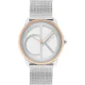 Calvin Klein for woman. 25200033 Iconic Mesh silver watch (OSFA), Casual, Bracelet, Stainless steel