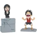 Banpresto One Piece Robin World Collectable Log Stories Monkeydluffy & Nico-figur