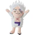 Sakami Merchandise One Piece Monkey Dluffy Gear 5 Plysj 27 Cm