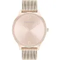Calvin Klein for woman. 25200002 Analogue Fashion watch pink (OSFA), Casual, Bracelet, Stainless steel