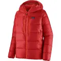 Patagonia Fitz Roy Down Hoody Jakke rød