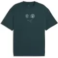 Puma Manchester City FtblStatement Cellerator Tee Unisex, Clothing, Green Terrain, M
