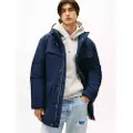 Tommy Hilfiger for man. DM0DM22251 Parka Nylon navy (L), Casual, Sustainable, Recycled nylon