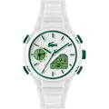 Lacoste for man. 2011364 Analogue and digital silicone watch LC33 white (OSFA), Casual, Bracelet