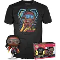 Funko POP! Pop! Black Panther Forundring Minifigursett Og Ironheart Legacy T-skjorte
