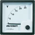 Voltcraft AM-72x72/25V AM-72x72/25V Analogt indbygningsmåleinstrument AM-72x72/25V 25 V Drejespole