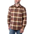 Carhartt Midweight Flannel Shirt Mens Chestnut XXL