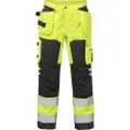 Fristads Høy synlighet håndverkerbukser cl 2 2025 PLU Hi-Vis Gul / Svart C52