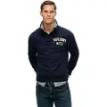Superdry Vintage Athletic Half Button Collegegenser