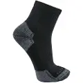 Carhartt Cotton Blend Quarter Socks 3-Pack Men Black L