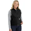 Carhartt Sherpa-fôret vest, Dame, Black, S