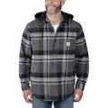 Carhartt Lined Flannel Shirt Jacket Mens Black S