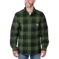 Carhartt Lined Flannel Shirt Jacket Mens Chive XXL