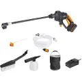 WORX WG620E.2, Kompakt, Batteri, Lavt trykk, Sort, Oransje, 1 bruker(e), 120 l/t