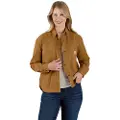 Carhartt Heavyweight duck Overshirt, Dame, brown, M