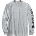 Carhartt Long Sleeve T-Shirt Men Heather Grey S