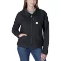 Carhartt Avslappet passform lerret Detroit Jakke, Dame, Black, XL