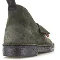Clarks for man. 26182778 Desert Loden green leather ankle boots (44), Flat, Suede, Laces, Casual