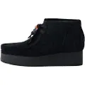 Clarks Shoes Wallabee Wedge Fringe Booties
