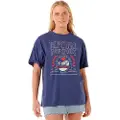Rip Curl Surf Dept Heritage Kortarmet T-skjorte