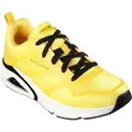 SKECHERS for man. 183070 Trainers Tres-Air uno yellow (44), 3 to 5 cm, Laces, Casual