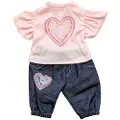 LILLAN & FRIENDS Jeans og T-skjorte til dukke 41-46 cm Lillan & Friends