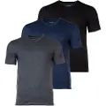 Hugo Boss for man. 50475285 Pack 3 Classic T-Shirts black, navy, grey (S), Homewear, Cotton, Short sleeve