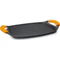 Ibili Basic Stone 36x22.5 Cm Flat Grillpanne