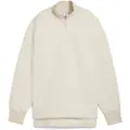 Puma HER Oversized Half-Zip Winterized Crew Women, Clothing, Alpine Snow, L