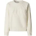 Pepe Jeans for woman. PL7000061 Claudia Sweater off-white (XS), Casual, Polyester