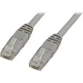 X-SHIELD - Koblingskabel - RJ-45 (hann) til RJ-45 (hann) - 50 cm - UTP - CAT 6 - halogenfri, formstøpt - grå