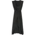 Hugo Boss for woman. 50553517 Dratty dress dark grey (36), Casual, Synthetic, Sleeveless / Straps
