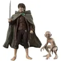 Tamashii Nations Lord Of The Rings S.hfiguarts Actionfigurer Frodo Baggins Og Gollum
