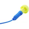 3M EX01020, Gjenbrukbar øreplugg, In-ear, Blå, Gult, Koblet med ledninger (ikke trådløs), 38 dB, Polyurethan, Polyvinylklorid (PVC)