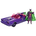 Mcfarlane Toys Dc Retro With Vehicle Batman 66 Batmobil With Joker Gold Label Figur