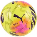 Puma Orbita Premier League Lights Mini Football, Accessories, Yellow/Multicolor, Mini
