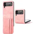 Mtp Products Card Series Samsung Galaxy Z Flip4 Lommebok-deksel - Rosa