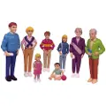 Miniland Europeiske Familie Figurer 8 Enheter