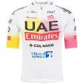 Pissei Uae Team Emirates Replica Giro+tour Kort Ermet Trøye