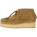 Clarks Shoes Wallabee Wedge Fringe Sko