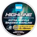 Nash Highline Floating 600 M Flettet Fiskesnøre