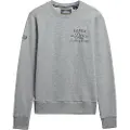 Superdry for man. M2014237A Cutters And Makers grey sweatshirt (L), Casual, Cotton