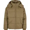 Urban Classics Puffer with Flap Hood Jakke grønn