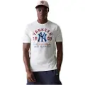 New Era Mlb Wordmark Regular New York Yankees Kortarmet T-skjorte
