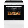Electrolux 500 SurroundCook Keramisk topp 70x60 cm AquaClean-emalje LKC74000NW