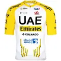 Pissei Uae Team Emirates - Tour De France 2024 Replica Kort Ermet Trøye
