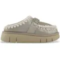 Mou for woman. MU.FW531001B Leather Clogs Special grey (41), 3 to 5 cm, None, Casual