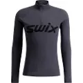 Swix RaceX Merino Half Zip, Herre, Phantom